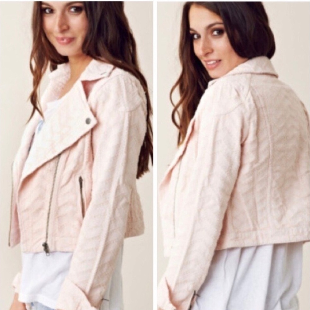Free People Cotton Moto Jacket - Picture 2 of 11
